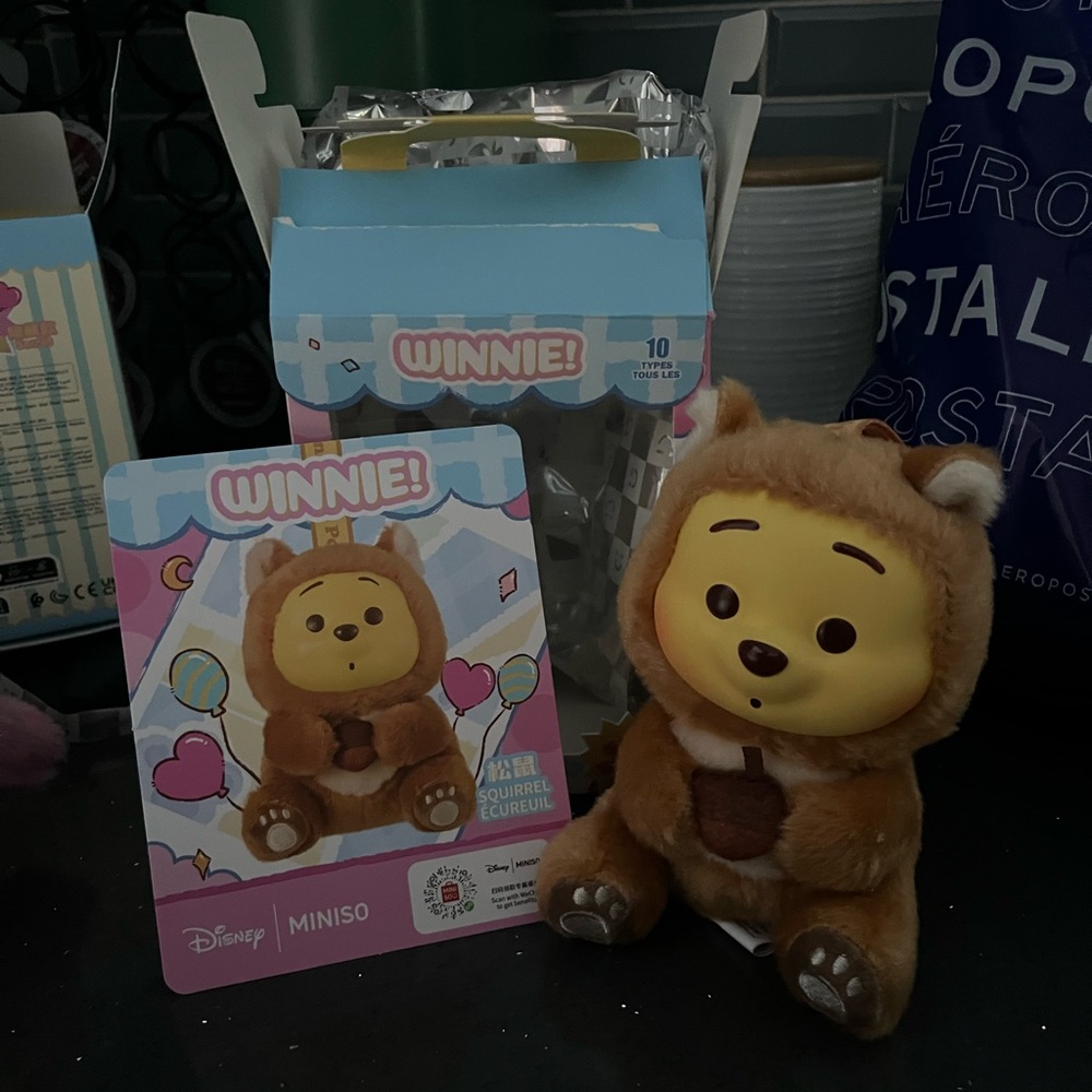 Disney Winnie the Pooh Brown Plush by Miniso